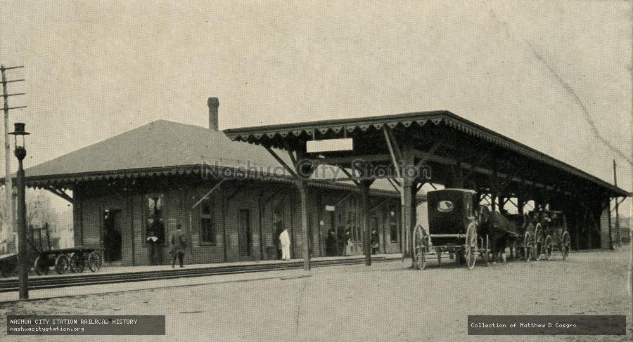 Postcard: Boston & Maine Station, Reading, Massachusetts